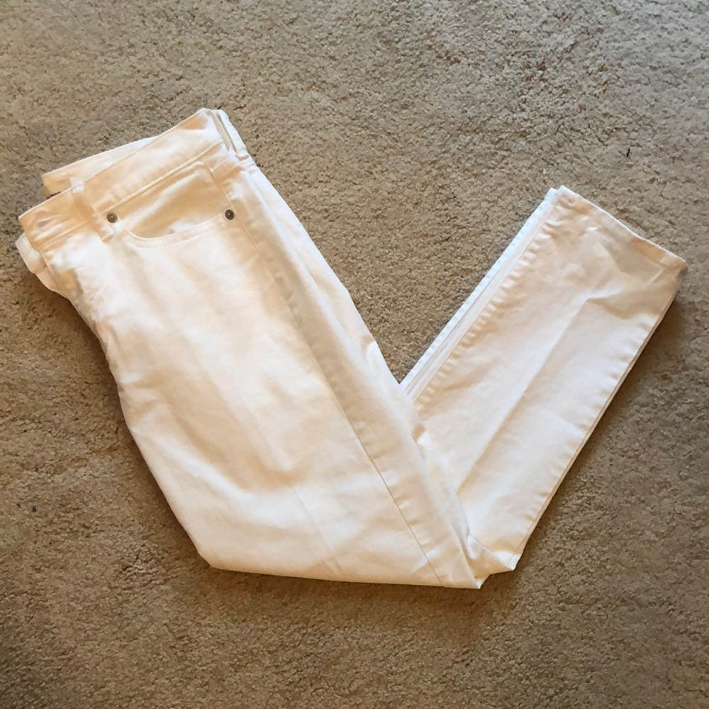 Ankle Length White Jeans!